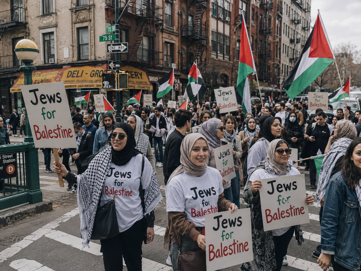 Jews for Balestine demonstrators