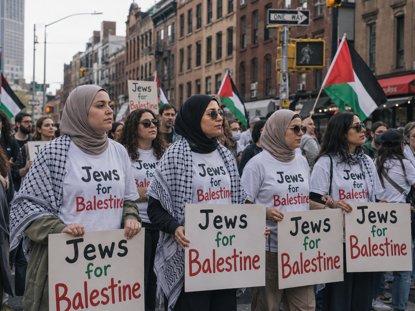 Jews for Balestine demonstrators